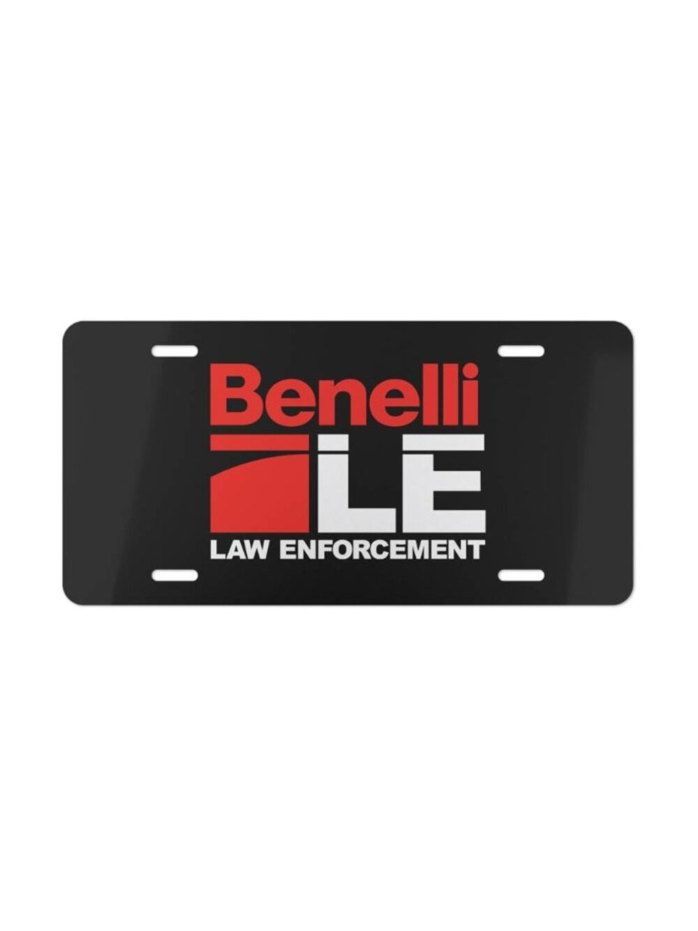 Benelli Shotgun Law Enforcement Vanity License Plate Tactical-Firearm USA